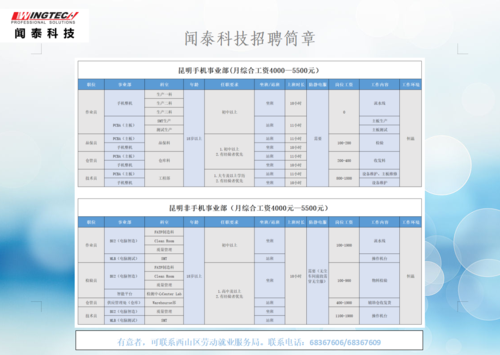 闻泰科技招聘简章3