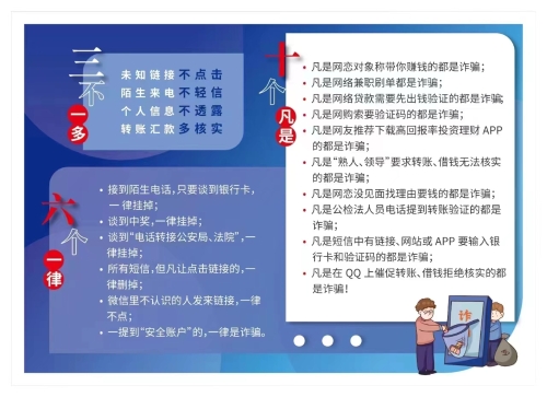 反电诈宣传折页4