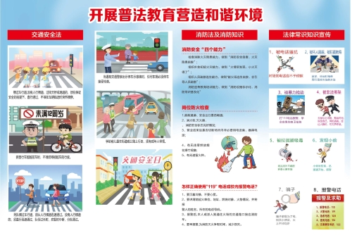1.前卫街道普法四折页-交通、消防等