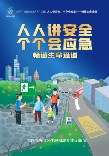安全生产月宣传海报