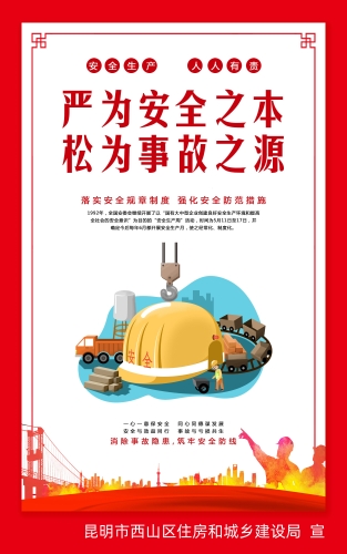生产安全宣传海报