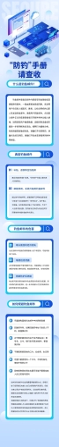 海口街道8月份反诈宣传插画长图